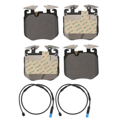 Front Semi-Metallic Disc Brake Pads And Wear Sensors Kit For BMW X5 X7 X6 KPW-100808