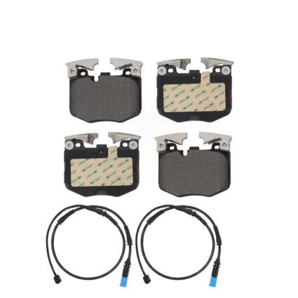 Front Semi-Metallic Disc Brake Pads And Wear Sensors Kit For BMW X5 X7 KPW-100809