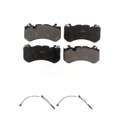 Front Semi-Metallic Brake Pad & Wear Sensor Kit For 2013-2014 Mercedes-Benz SL63 AMG SL65 KPW-100836