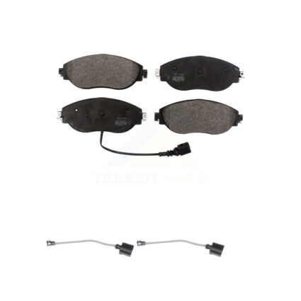 Front Semi-Metallic Brake Pad Extra Wear Sensor Kit For Volkswagen Tiguan Jetta Audi Q3 R KPW-100854