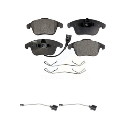 Front Semi-Metallic Disc Brake Pads & Extra Wear Sensor Kit For Volkswagen Tiguan Limited KPW-100856