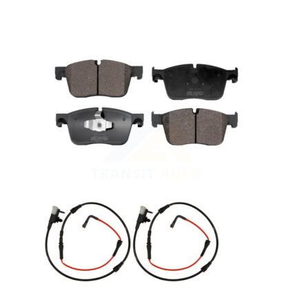 Front Semi-Metallic Disc Brake Pads And Wear Sensors Kit For Jaguar XE KPW-100860