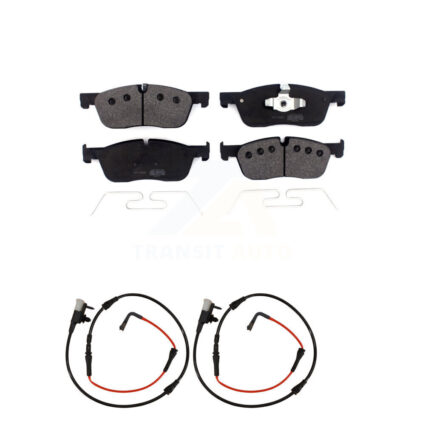 Front Semi-Metallic Disc Brake Pads And Wear Sensors Kit For Jaguar XE KPW-100861