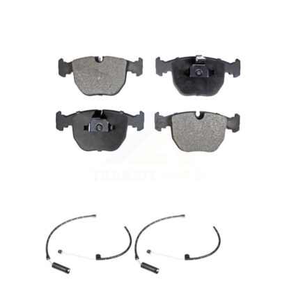Front Semi-Metallic Disc Brake Pads And Wear Sensors Kit For BMW X5 KPW-100863