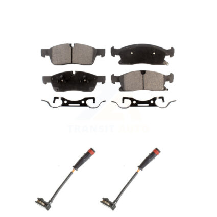 Front Semi-Metallic Disc Brake Pads Wear Sensor Kit For Mercedes-Benz ML350 GLE350 GLE400 KPW-100866