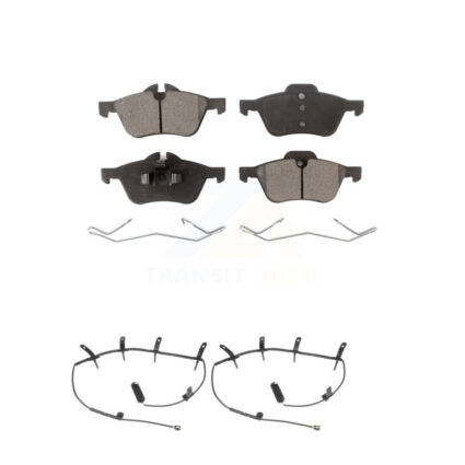 Front Semi-Metallic Disc Brake Pads And Wear Sensors Kit For Mini Cooper KPW-100873