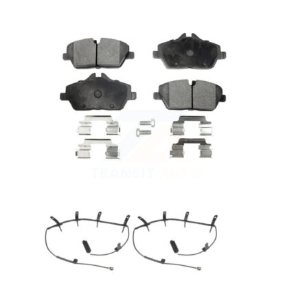 Front Semi-Metallic Disc Brake Pads And Wear Sensors Kit For Mini Cooper KPW-100875