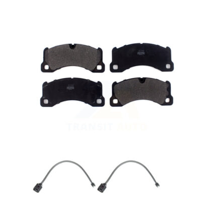Front Semi-Metallic Disc Brake Pads And Wear Sensors Kit For Volkswagen Touareg KPW-100887