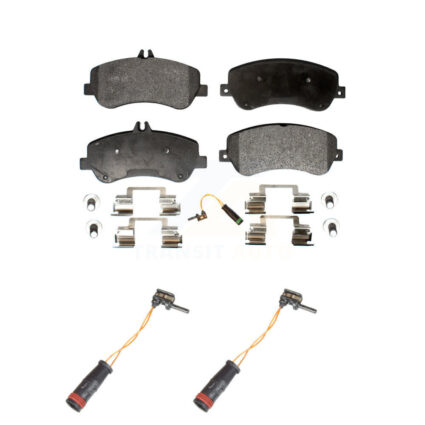 Front Semi-Metallic Disc Brake Pads Extra Wear Sensor Kit For Mercedes-Benz GLK350 GLK250 KPW-100893