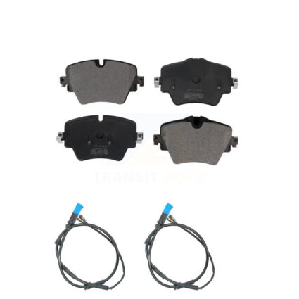 Front Semi-Metallic Disc Brake Pads And Wear Sensors Kit For BMW X3 X4 KPW-100906
