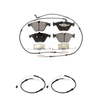 Front Semi-Metallic Brake Pad & Extra Wear Sensor Kit For BMW 328i xDrive 335i 335is 335d KPW-100920