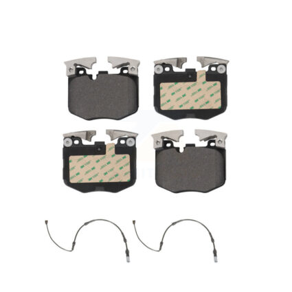 Front Semi-Metallic Disc Brake Pads And Wear Sensors Kit For 2019 BMW 330i xDrive Wagon KPW-100922