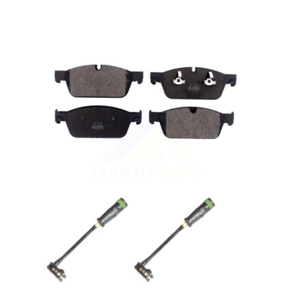 Front Semi-Metallic Disc Brake Pads & Wear Sensor Kit For 2017 Mercedes-Benz GLS350d 3.0L KPW-100932