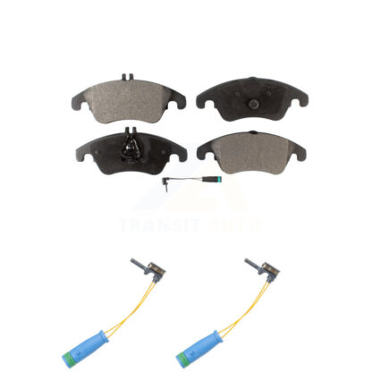 Front Semi-Metallic Disc Brake Pads And Extra Wear Sensors Kit For Mercedes-Benz E400 KPW-100935