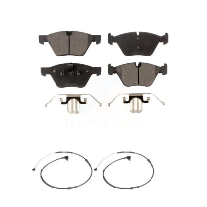 Front Semi-Metallic Disc Brake Pads And Wear Sensors Kit For BMW Z4 KPW-100940