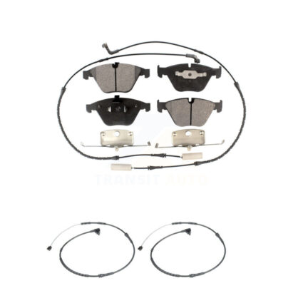 Front Semi-Metallic Disc Brake Pads And Extra Wear Sensors Kit For BMW Z4 KPW-100947