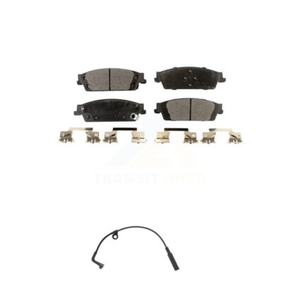 Rear Semi-Metallic Brake Pad & Wear Sensor Kit For Chevrolet Silverado 1500 LD GMC Sierra KPW-100984