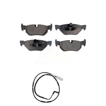 Rear Semi-Metallic Brake Pad And Wear Sensor Kit For BMW 323i 328i 128i xDrive 328xi 325i KPW-100992