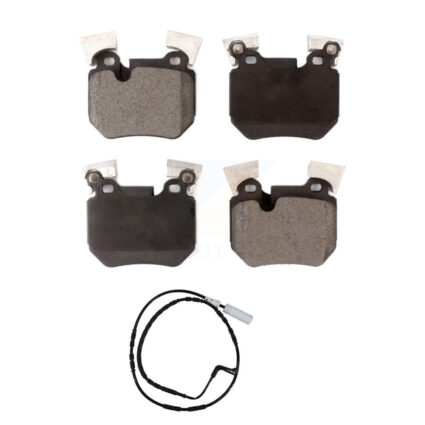 Rear Semi-Metallic Disc Brake Pads And Wear Sensors Kit For BMW 135i 135is 3.0L KPW-100995