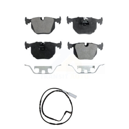 Rear Semi-Metallic Disc Brake Pads And Wear Sensors Kit For 2005 BMW 330xi 3.0L KPW-100996