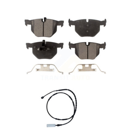 Rear Semi-Metallic Disc Brake Pads And Wear Sensors Kit For BMW 335i 335is 335d KPW-101007