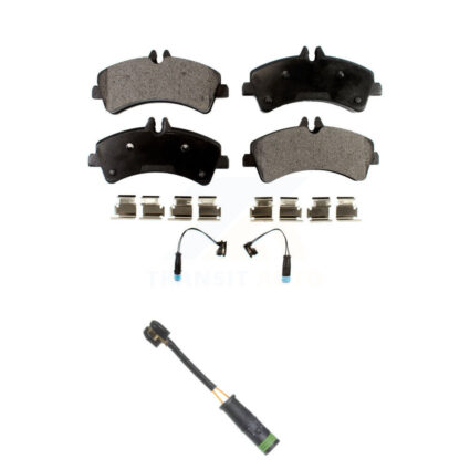 Rear Semi-Metallic Brake Pad Extra Wear Sensor Kit For Mercedes-Benz Sprinter 3500 3500XD KPW-101010