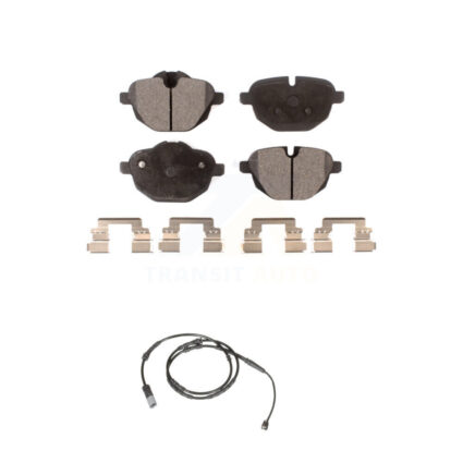 Rear Semi-Metallic Disc Brake Pads And Wear Sensors Kit For BMW X3 X4 KPW-101024