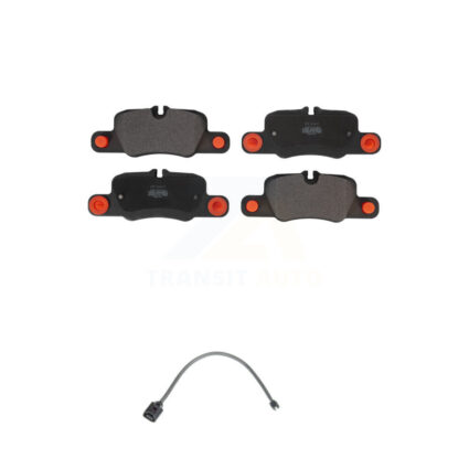 Rear Semi-Metallic Brake Pads Wear Sensor Kit For 2012-2016 Porsche Panamera with Harness KPW-101029