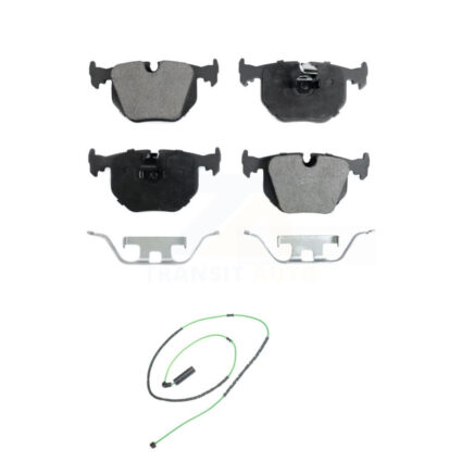 Rear Semi-Metallic Disc Brake Pads And Wear Sensors Kit For 2001-2006 BMW M3 3.2L KPW-101035