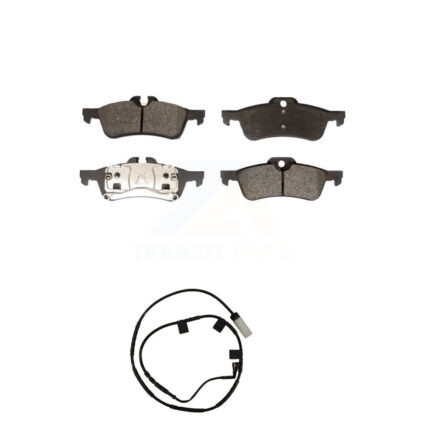 Rear Semi-Metallic Disc Brake Pads And Wear Sensors Kit For 2006 Mini Cooper 1.6L KPW-101036