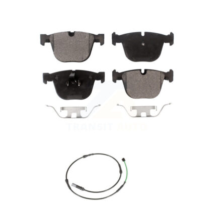 Rear Semi-Metallic Disc Brake Pads And Wear Sensors Kit For BMW 535i GT xDrive 550i KPW-101048