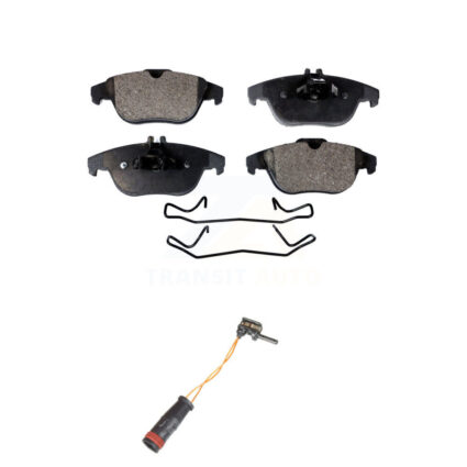 Rear Semi-Metallic Brake Pads & Wear Sensor Kit For Mercedes-Benz C300 GLK350 GLK250 E350 KPW-101051