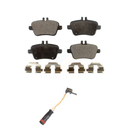 Rear Semi-Metallic Disc Brake Pads And Wear Sensors Kit For Mercedes-Benz SLK350 KPW-101053