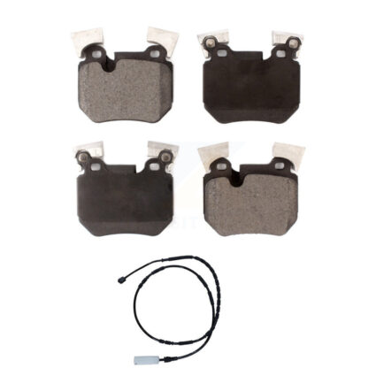 Rear Semi-Metallic Disc Brake Pads And Wear Sensors Kit For 2012-2013 BMW 135i 3.0L KPW-101067