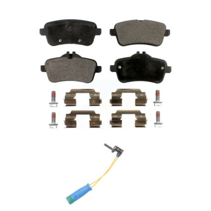 Rear Semi-Metallic Brake Pad & Wear Sensor Kit For 2014-2019 Mercedes-Benz CLA45 AMG 2.0L KPW-101082