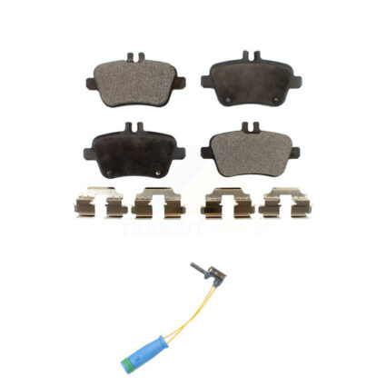 Rear Semi-Metallic Disc Brake Pads & Wear Sensor Kit For Mercedes-Benz CLA250 GLA250 2.0L KPW-101084
