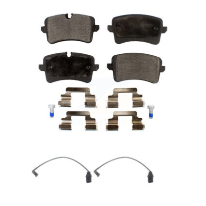 Rear Semi-Metallic Brake Pads Wear Sensor Kit For Audi Porsche Macan A6 Quattro A7 RS5 S6 KPW-101108