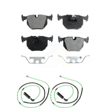 Rear Semi-Metallic Disc Brake Pad Wear Sensor Kit For BMW Z4 M Roadster Coupe with 3.2L KPW-101114