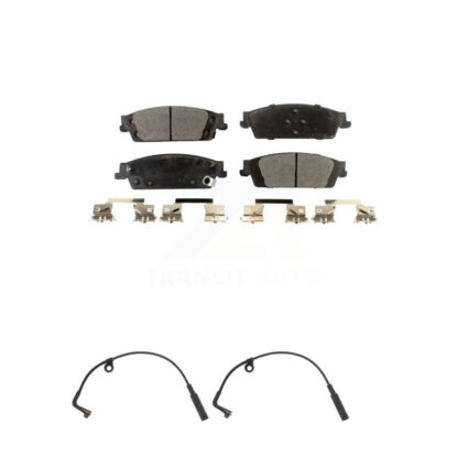Rear Semi-Metallic Brake Pad & Wear Sensor Kit For Chevrolet Silverado 1500 LD GMC Sierra KPW-101120