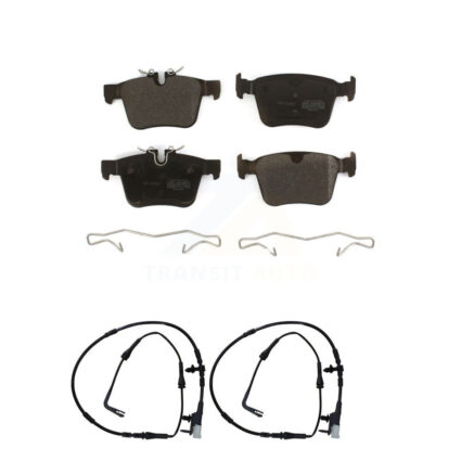 Rear Semi-Metallic Disc Brake Pads And Wear Sensors Kit For Jaguar XE XF KPW-101121