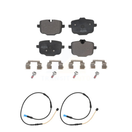 Rear Semi-Metallic Disc Brake Pads And Wear Sensors Kit For BMW X4 KPW-101124