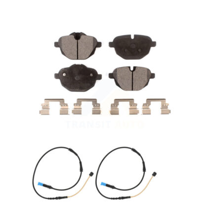 Rear Semi-Metallic Disc Brake Pads And Wear Sensors Kit For BMW X4 KPW-101125