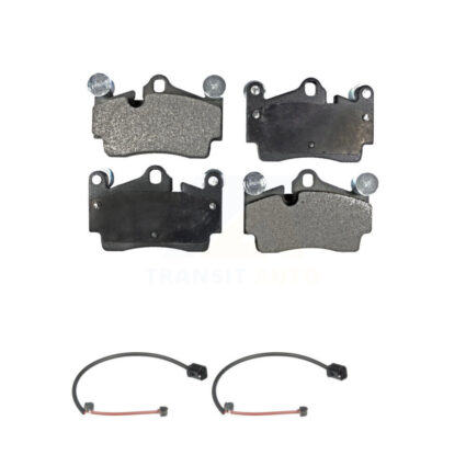 Rear Semi-Metallic Brake Pads & Wear Sensor Kit For 2005-2006 Porsche Cayenne S with 4.5L KPW-101137