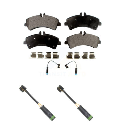 Rear Semi-Metallic Brake Pad Extra Wear Sensor Kit For Mercedes-Benz Sprinter 3500 3500XD KPW-101146