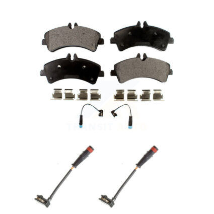 Rear Semi-Metallic Brake Pads Extra Wear Sensor Kit For Sprinter 3500 Mercedes-Benz Dodge KPW-101148