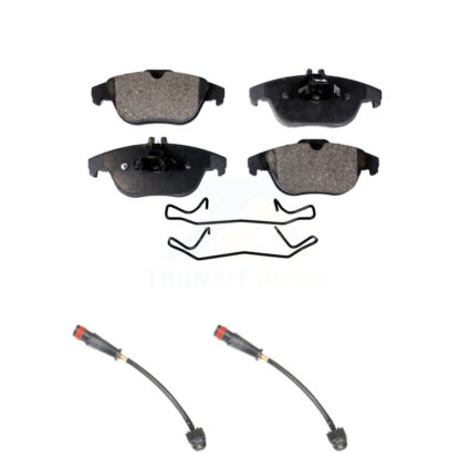 Rear Semi-Metallic Disc Brake Pad And Wear Sensor Kit For 2011 Mercedes-Benz C63 AMG 6.3L KPW-101154