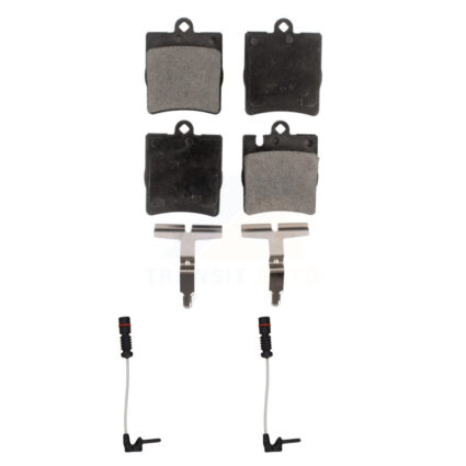 Rear Semi-Metallic Disc Brake Pads And Wear Sensor Kit For Mercedes-Benz E320 CLK320 E430 KPW-101157