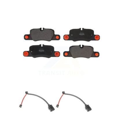 Rear Semi-Metallic Disc Brake Pads And Wear Sensors Kit For Porsche 911 KPW-101163