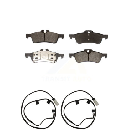Rear Semi-Metallic Disc Brake Pads And Wear Sensors Kit For 2006 Mini Cooper 1.6L KPW-101172