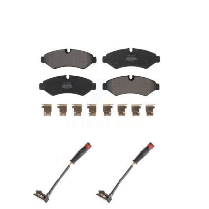 Rear Semi-Metallic Disc Brake Pads & Wear Sensor Kit For Mercedes-Benz Sprinter 2500 1500 KPW-101174